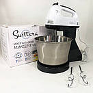 Ручний міксер з чашею, Міксер для тіста на ватрушки, Хороший міксер для крему Ручний крему KG-51, фото 9