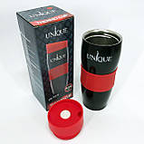 Термос-глечик для чаю UNIQUE, Термочашка для поїздок Туристичний термос холодних і гарячих напоїв AJ-43, фото 8