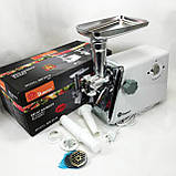 Потужна побутова м'ясорубка для дому Domotec MS-2018 2500 Вт, М'ясорубки хорошої якості XL-83, фото 3