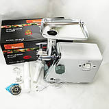 Потужна побутова м'ясорубка для дому Domotec MS-2018 2500 Вт, М'ясорубки хорошої якості XL-83, фото 6