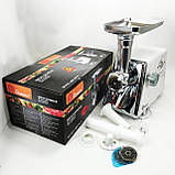 Потужна побутова м'ясорубка для дому Domotec MS-2018 2500 Вт, М'ясорубки хорошої якості XL-83, фото 10