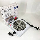 Плитка електрична переносна, Електроплита настільна побутова, Дискова плита для дому QG-55, фото 2