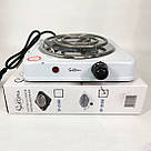 Плитка електрична переносна, Електроплита настільна побутова, Дискова плита для дому QG-55, фото 6