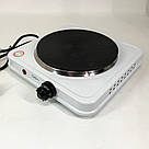 Портативна плита електро Suntera, Плита для приготування їжі, Компактна побутова електроплита VO-13, фото 4