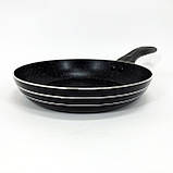 Глибока сковорода для індукційної плити UNIQUE UN-5152 20 см, Сковорода для приготування на плиті VY-16, фото 5