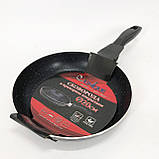 Глибока сковорода для індукційної плити UNIQUE UN-5152 20 см, Сковорода для приготування на плиті VY-16, фото 6