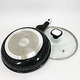 Сковорода для любителів готувати UNIQUE, Сковороди з покриттям від пригорання, Сковороди для індукції SP-52, фото 6