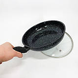 Сковорода для любителів готувати UNIQUE, Сковороди з покриттям від пригорання, Сковороди для індукції SP-52, фото 9