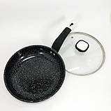 Сковорода для любителів готувати UNIQUE, Сковороди з покриттям від пригорання, Сковороди для індукції SP-52, фото 10