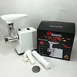 Електрична м'ясорубка з насадкою-кеббе, М'ясорубка з функцією овочерізки 'ясорубки для ковбасок PK-62, фото 2