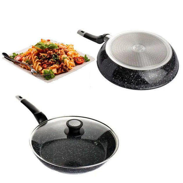 Сковорода з товстим дном UNIQUE, Туристичні сковорідки купити недорого, Сковорода для кухаря VB-76, фото 1