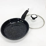 Сковорода з товстим дном UNIQUE, Туристичні сковорідки купити недорого, Сковорода для кухаря VB-76, фото 2