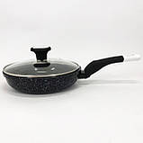 Сковорода з товстим дном UNIQUE, Туристичні сковорідки купити недорого, Сковорода для кухаря VB-76, фото 6