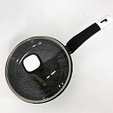 Сковорода з товстим дном UNIQUE, Туристичні сковорідки купити недорого, Сковорода для кухаря VB-76, фото 7