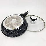 Сковорода з товстим дном UNIQUE, Туристичні сковорідки купити недорого, Сковорода для кухаря VB-76, фото 8