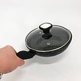 Сковорода з товстим дном UNIQUE, Туристичні сковорідки купити недорого, Сковорода для кухаря VB-76, фото 9