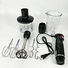 Побутовий занурювальний блендер для занурення, Блендер для приготування дитячого харчування VK-76, фото 6