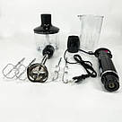 Побутовий занурювальний блендер для занурення, Блендер для приготування дитячого харчування VK-76, фото 3