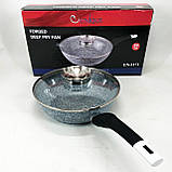 Алюмінієва каструля-сковорода, Сковорода для любителів готувати, Сковороди для індукції ZK-96, фото 6