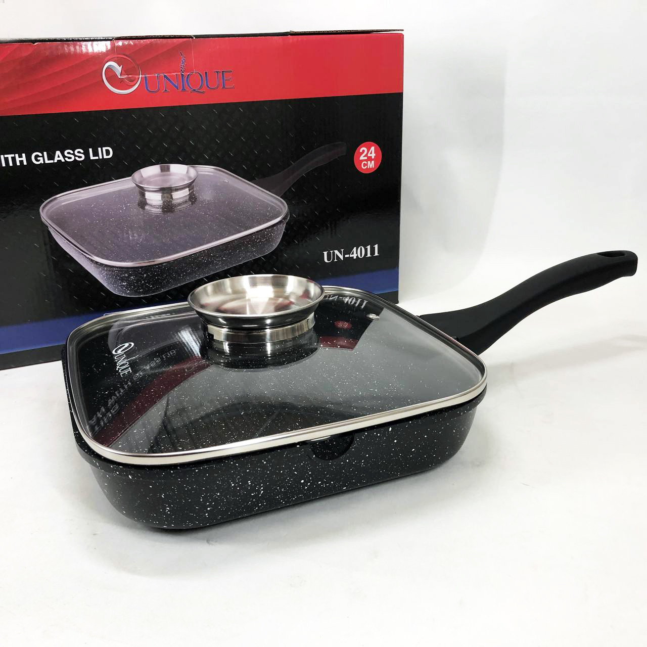 Сковорода кухонна для кухні, Зручна сковорода для щоденного використання Лита алюмінієва OY-54, фото 1