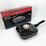 Сковорода кухонна для кухні, Зручна сковорода для щоденного використання Лита алюмінієва OY-54, фото 2