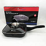 Сковорода кухонна для кухні, Зручна сковорода для щоденного використання Лита алюмінієва OY-54, фото 7