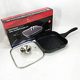 Сковорода кухонна для кухні, Зручна сковорода для щоденного використання Лита алюмінієва OY-54, фото 9