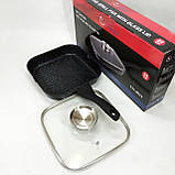 Сковорода кухонна для кухні, Зручна сковорода для щоденного використання Лита алюмінієва OY-54, фото 10