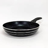 Сковорода зручна для приготування UNIQUE, Сковорода з товстим дном для готування на індукції YP-18, фото 5
