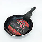 Сковорода зручна для приготування UNIQUE, Сковорода з товстим дном для готування на індукції YP-18, фото 7