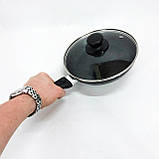 Сковорода фірмова UNIQUE, Легка сковорода для повсякденного використання якісна гриль DR-97, фото 5