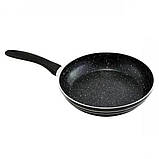 Глибока сковорода для індукційної плити UNIQUE UN-5154 24 см, Сковорода з антипригарним покриттям WL-38, фото 6