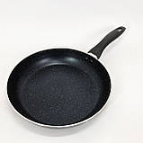 Глибока сковорода для індукційної плити UNIQUE UN-5154 24 см, Сковорода з антипригарним покриттям WL-38, фото 9