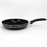 Сковорода для запікання в духовці UNIQUE, Сковорода якісна зручна на кухню Глибока для кухні MQ-65, фото 9