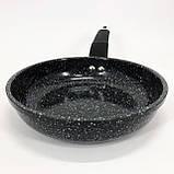 Сковорода для запікання в духовці Unique, Ідеальна сковорода Лита з антипригарним покриттям GP-20, фото 2