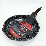 Кована алюмінієва сковорода UNIQUE, Сковорода алюмінієва з антипригарним покриттям CF-23, фото 5