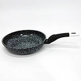 Надійна сковорода для дому Unique UN-5103-22 22 см, Сковорода для індукційного приготування PA-14, фото 2
