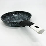 Надійна сковорода для дому Unique UN-5103-22 22 см, Сковорода для індукційного приготування PA-14, фото 3