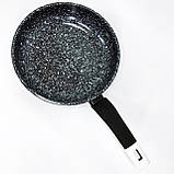 Надійна сковорода для дому Unique UN-5103-22 22 см, Сковорода для індукційного приготування PA-14, фото 5
