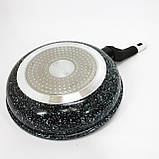 Надійна сковорода для дому Unique UN-5103-22 22 см, Сковорода для індукційного приготування PA-14, фото 6