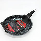 Надійна сковорода для дому Unique UN-5103-22 22 см, Сковорода для індукційного приготування PA-14, фото 7