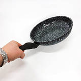 Надійна сковорода для дому Unique UN-5103-22 22 см, Сковорода для індукційного приготування PA-14, фото 9