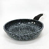 Сковорода антипригарна індукційна, Сковорода з антипригарним покриттям для газової плити MD-28, фото 3