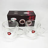 Ексклюзивна чашка з подвійними стінками Con, Склянки для чаю подвійні, Чашка з подвійним дном HQ-58, фото 6