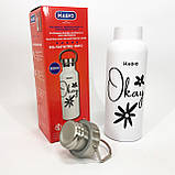 Термос для чаю помповий Magio MG-1041W 500 мл, Термос-глечик для чаю Термочашки гарячих напоїв AB-50, фото 7