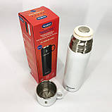 Побутовий термос домашній для дому MAGIO MG-1046W 0.5 л, Вакуумний термокружка термос YI-87, фото 10