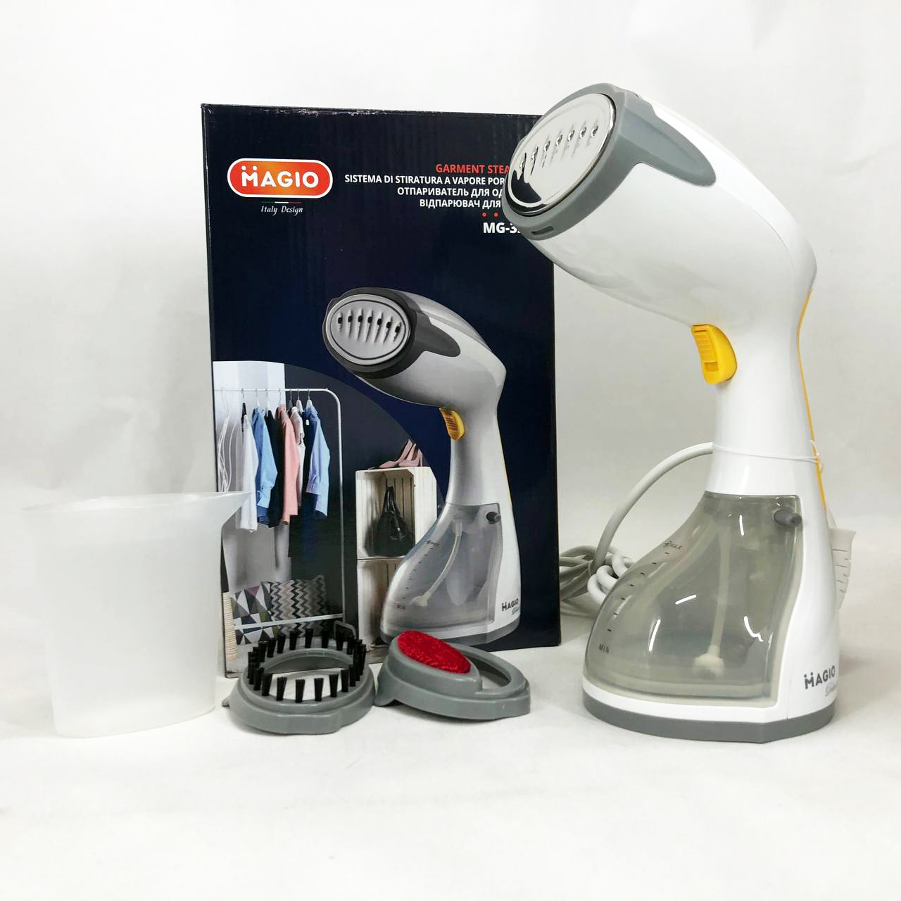 Портативний маленький відпарювач для одягу MAGIO MG-327, Відпарювач для розгладження тканин IO-35, фото 1