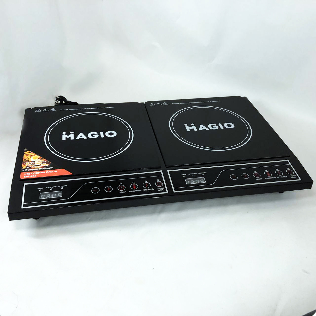 Дискова плита для дому MAGIO MG-443, Електро електроплити, Потужна настільна електроплита OH-75, фото 1