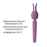 Інтерактивний вібромасажер з підігрівом Svakom Emma Neo 2, потужний, насадка-вушка, 5+1 режим - SX1277, фото 4