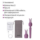 Інтерактивний вібромасажер з підігрівом Svakom Emma Neo 2, потужний, насадка-вушка, 5+1 режим - SX1277, фото 10